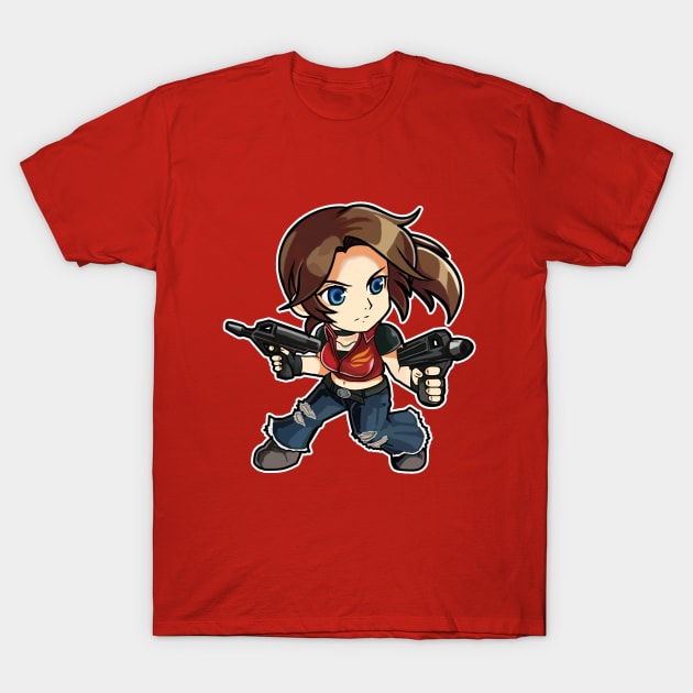 Claire Redfield T-Shirt by Aendovah